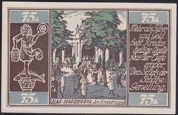 ALMANYA 75 PFENNİG NOTGELD 1921 ÇİL
