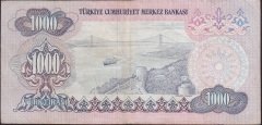 6.EMİSYON 1.TERTİP 1000 LİRA B88 392636 ÇOK TEMİZ +
