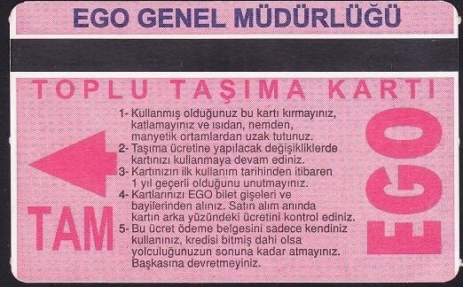 EGO Toplu Taşıma Kartı