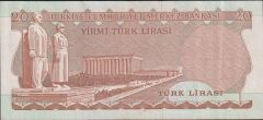6.Emisyon 1.Tertip 20 Lira A50 097133 Çok Temiz+ (Son Numara)