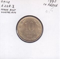 Şili 10 Pesos 1993