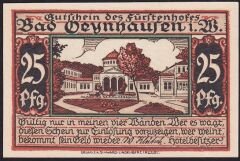 Almanya 25 Pfennig Notgeld 1920 Çil