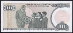 7.Emisyon 2.Tertip 10 Lira E60 515030 Çil
