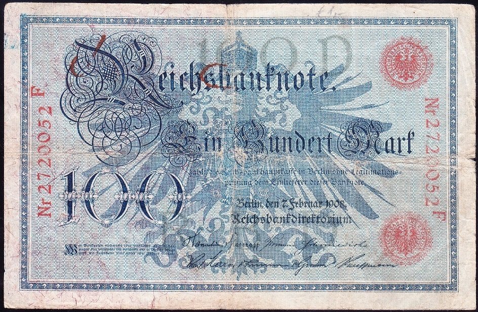Almanya 100 Mark 1910 Çok Temiz ( R33b )