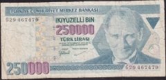 7.Emisyon 3.Tertip 250000 G29 467479 Temiz