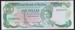 Belize 1 Dolar 1987 ÇİL Pick46c