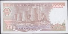 7.Emisyon 4.Tertip 5000 Lira H89 621207 Çil