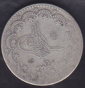 1293 / 16 ABDULHAMİT 5 KURUŞ GÜMÜŞ TEMİZ