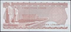 6.Emisyon 3.Tertip 20 Lira F24 530754 Çilaltı