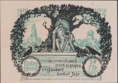 Almanya 50 Pfennig Notgeld 1921 Çil