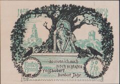 Almanya 50 Pfennig Notgeld 1921 Çil