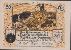 Almanya 50 Pfennig Notgeld 1921 Çil