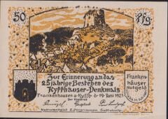 Almanya 50 Pfennig Notgeld 1921 Çil