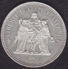 Fransa 50 Frank 1977 Gümüş ( 30 gram )