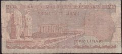 6.EMİSYON 1.TERTİP 20 LİRA A26 186937 İYİ