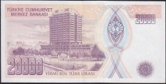 7.Emisyon 2.Tertip 20000 Lira G24 353358 Çok Çok Temiz+