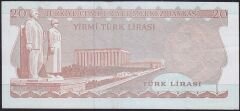 6.Emisyon 3.Tertip 20 Lira F22 233903 Çok Çok Temiz