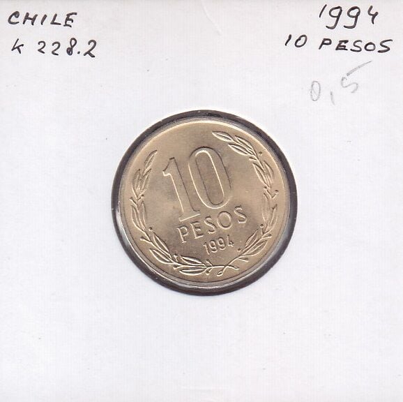 Şili 10 Pesos 1994