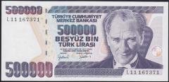 7.EMİSYON 4.TERTİP 500000 LİRA L11 167371 ÇİL