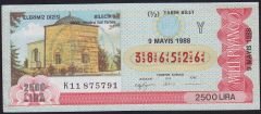 1988 9 Mayıs Yarım Bilet - Y Serisi