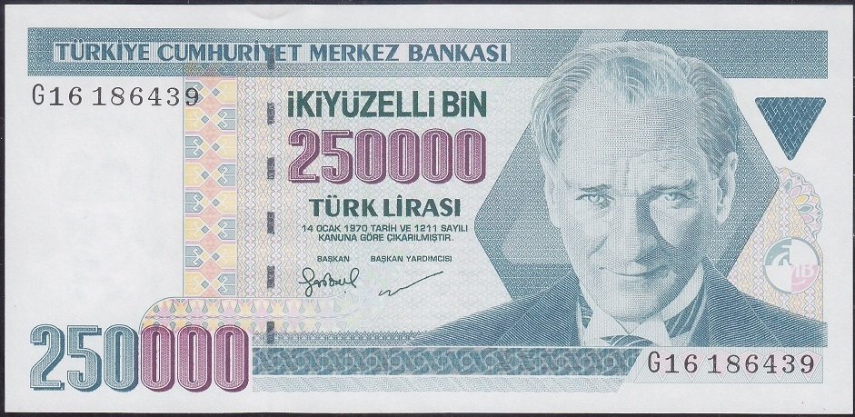 7.Emisyon 3.Tertip 250000 G16 186439 Çilaltı