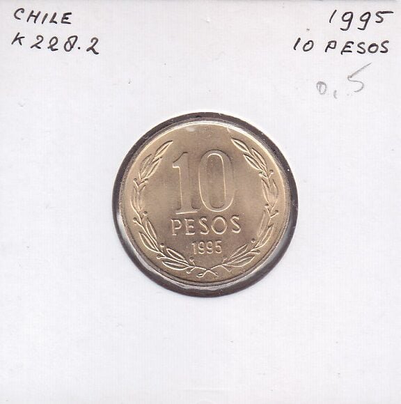 Şili 10 Pesos 1995
