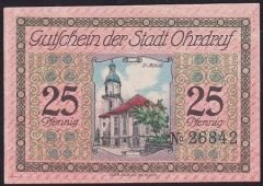 Almanya 25 Pfennig Notgeld 1921 Çil