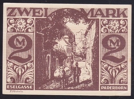 ALMANYA 2 MARK NOTGELD 1920 ÇİL