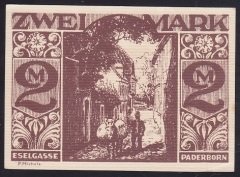ALMANYA 2 MARK NOTGELD 1920 ÇİL