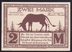 ALMANYA 2 MARK NOTGELD 1920 ÇİL