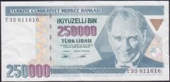 7.Emisyon 2.Tertip 250000 E35 811616 Çok Temiz +
