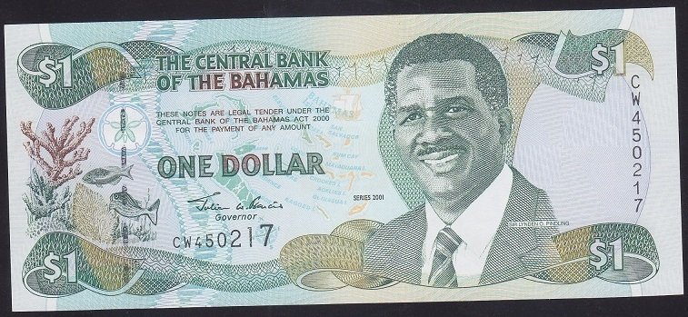 BAHAMA 1 DOLAR 2001 ÇİL