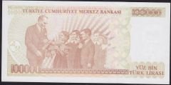 7.Emisyon 3.Tertip 100000 Lira I06 363551 Çil