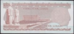 6.Emisyon 3.Tertip 20 Lira F13 878157 Çok Çok Temiz+