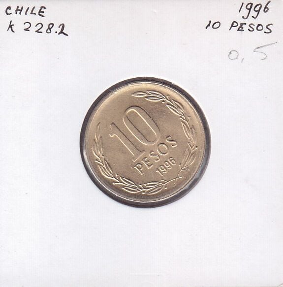 Şili 10 Pesos 1996