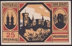 Almanya 25 Pfennig Notgeld 1920 Çil