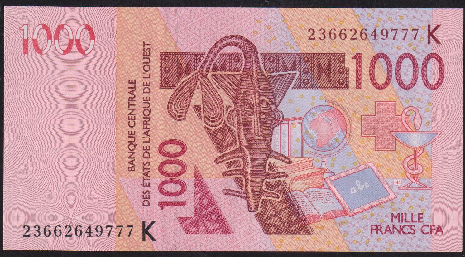 Batı Afrika 1000 Frank 2023 Çil Senegal Pick 715K ( 777 )