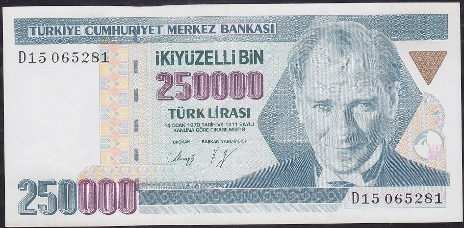 7.Emisyon 1.Tertip 250000 D15 065281 Çilaltı