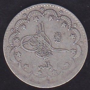 1293 / 14 ABDULHAMİT 5 KURUŞ GÜMÜŞ TEMİZ