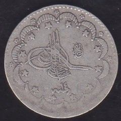 1293 / 14 ABDULHAMİT 5 KURUŞ GÜMÜŞ TEMİZ