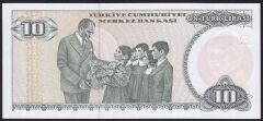 7.Emisyon 2.Tertip 10 Lira E56 029866 Çil