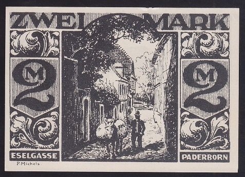 ALMANYA 2 MARK NOTGELD 1920 ÇİL