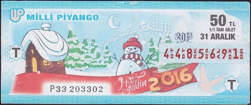 2015 31 Aralık Tam Bilet - T Serisi