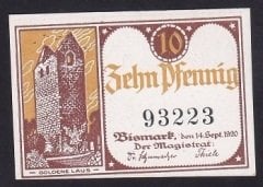 ALMANYA 10 PFENNİNG 1920 ÇİL