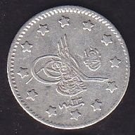 1293/23 Abdülhamid 1 Kuruş Gümüş