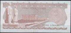 6.Emisyon 3.Tertip 20 Lira E87 089787 Çok Temiz+