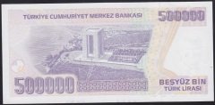 7.EMİSYON 4.TERTİP 500000 LİRA K67 754338 ÇİLALTI ÇİL