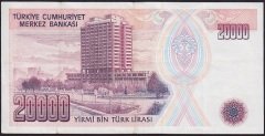 7.Emisyon 1.Tertip 20000 Lira E75 724977 Çok Temiz+