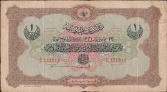 Reşat 1 Lira 22 Aralık 1331 C331811 Çok Temiz