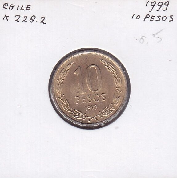 Şili 10 Pesos 1999